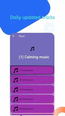 Calming Music android App screenshot 3